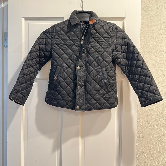 Burberry Other - Burberry Kid Black  Lightweight Diamond Quilted Jacket